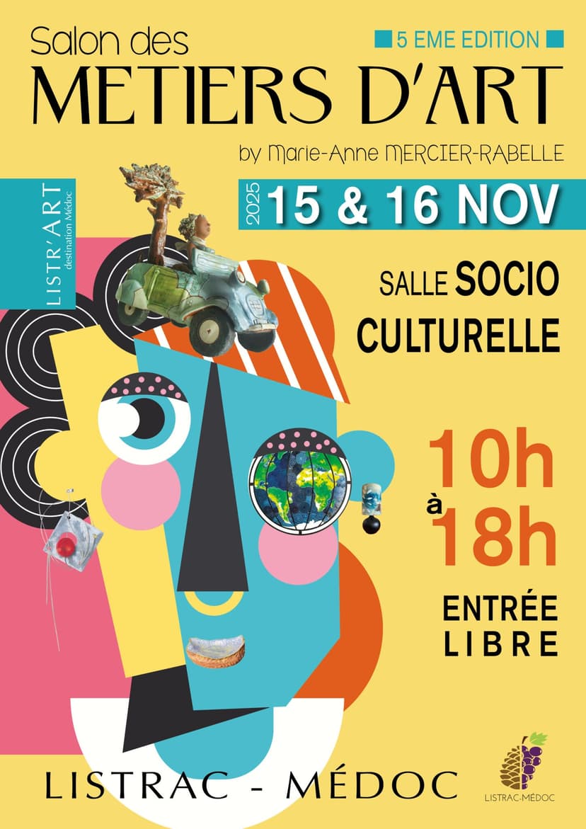Affiche de la 5e édition du Salon des Métiers d'Art by Marie Anne MERCIER-RABELLE